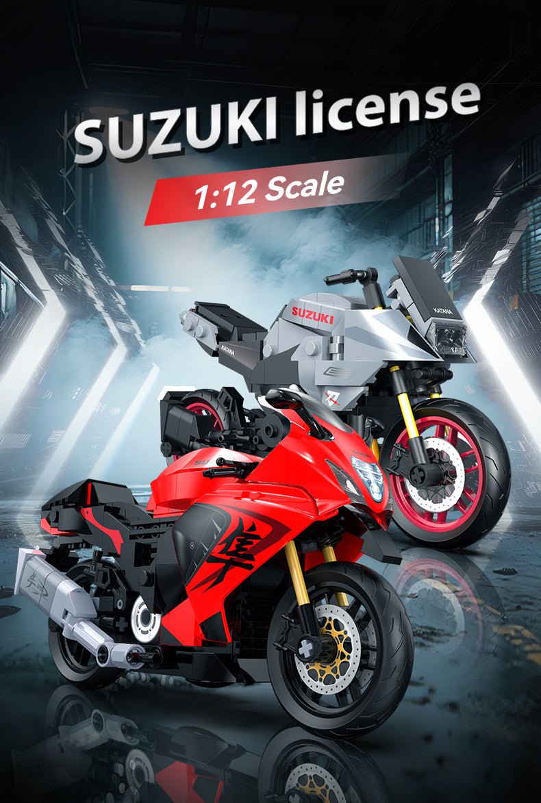 1:12 Suzuki Hayabusa Motorbike - 299 pcs - Beanie Games