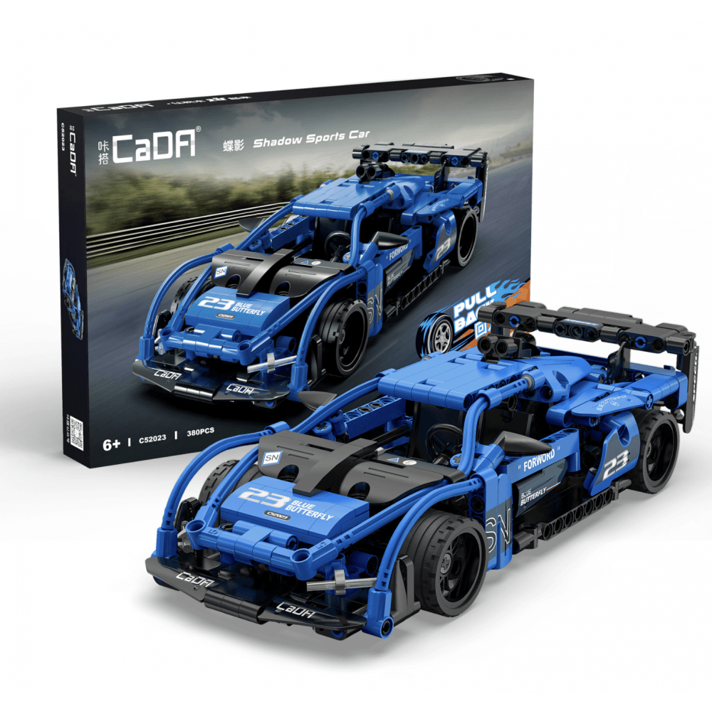 1:18 Shadow Sports Car (Pull Back) - 380pcs - Beanie Games