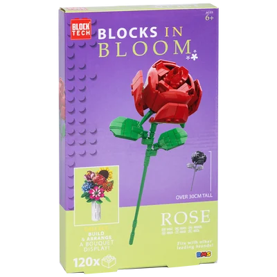 Blocks In Bloom - Rose