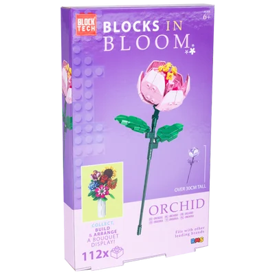 Blocks In Bloom - Orchid