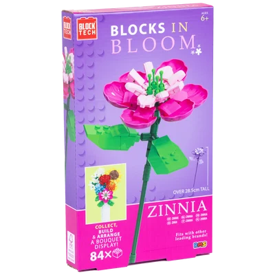 Blocks In Bloom - Zinnia