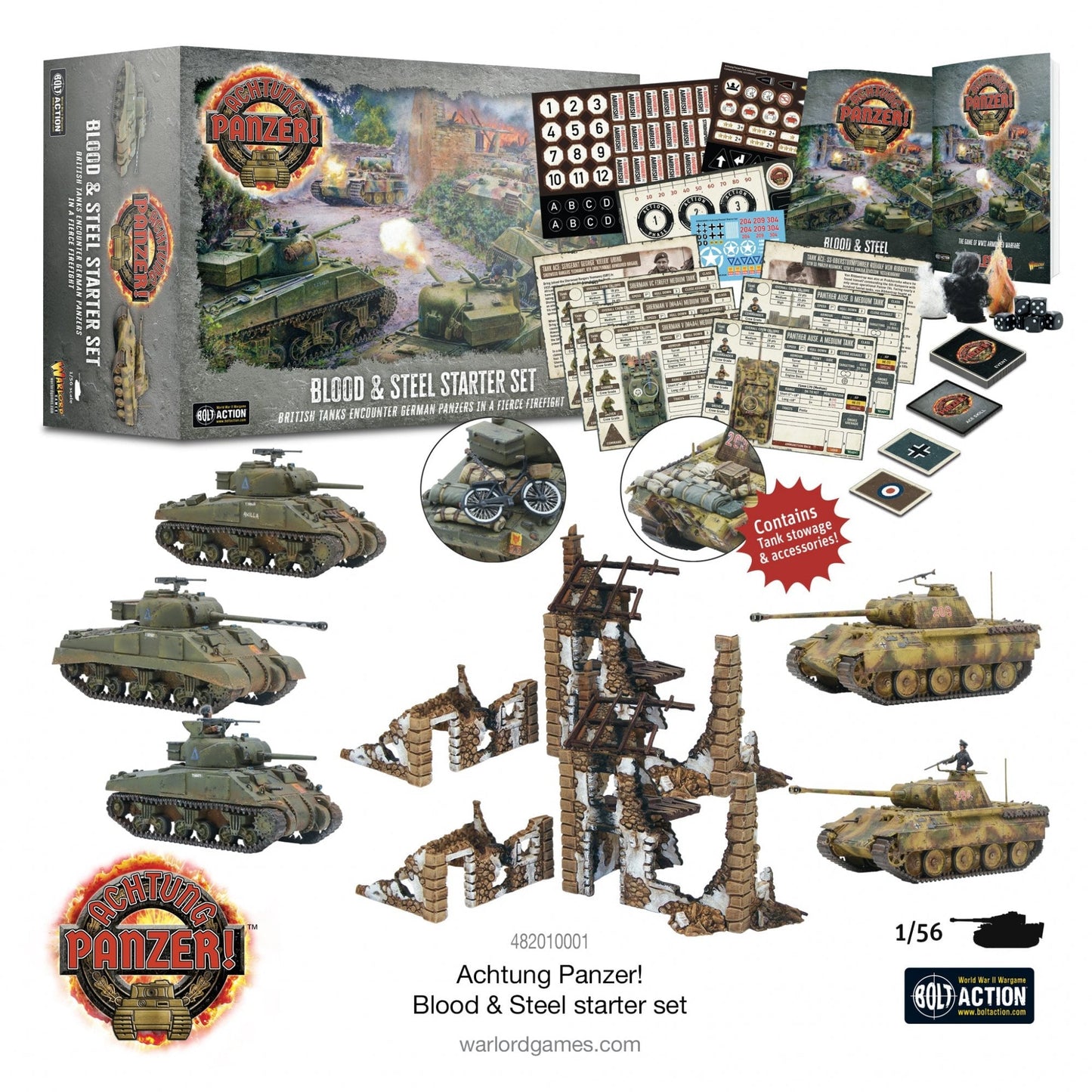 Achtung Panzer! Blood & Steel Starter Set - Beanie Games