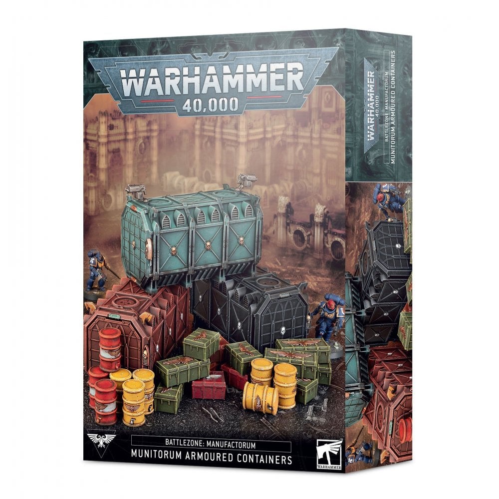 Battlezone Manufactorum Munitorum Armoured Containers - Beanie Games