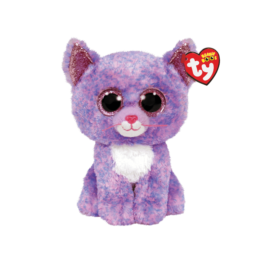 Beanie Boo: Cassidy Lavender Cat - Beanie Games