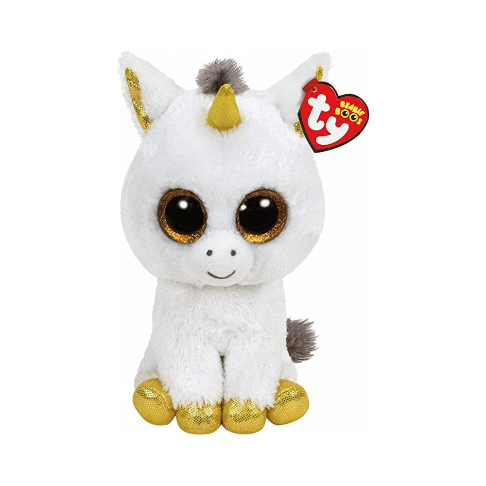 Beanie Boo: Pegasus White Unicorn - Beanie Games