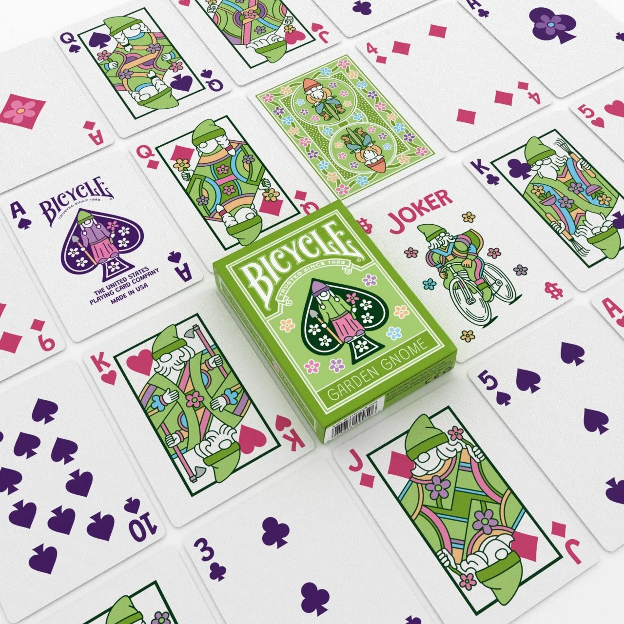 Bicycle Garden Gnome Playing Cards - Beanie Games