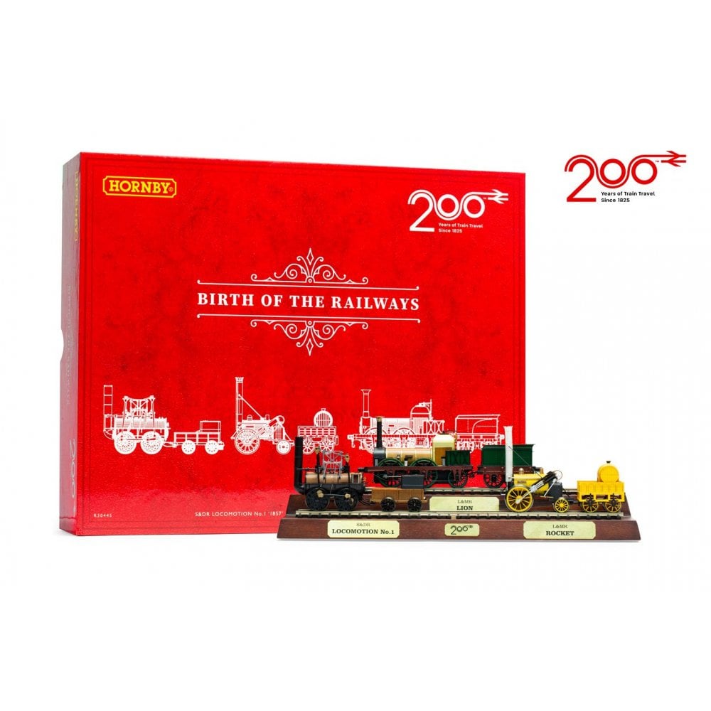 Birth of the Railways - 200th Anniversary Train Pack R30445 - Includes: Locomotion, Rocket & Lion - Beanie Games