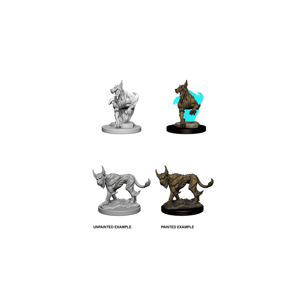 Blink Dogs: D&D Nolzur's Marvelous Unpainted Miniatures (W1) - Beanie Games
