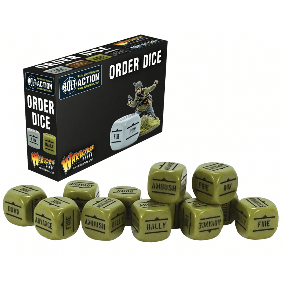 Bolt Action: Orders Dice Pack - Green