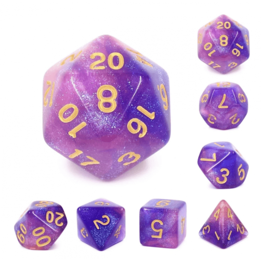 Briar Rose Aurora RPG Dice Set - Beanie Games