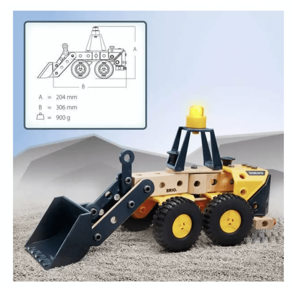 BRIO Builder - Volvo Wheel Loader - Beanie Games