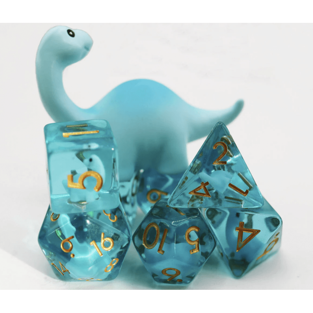 Brontosaurus RPG Dice Set - Beanie Games