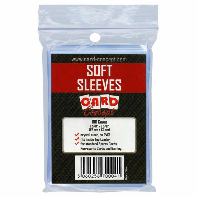 Card Concept Soft Sleeve (100 Sleeves) - Beanie Games