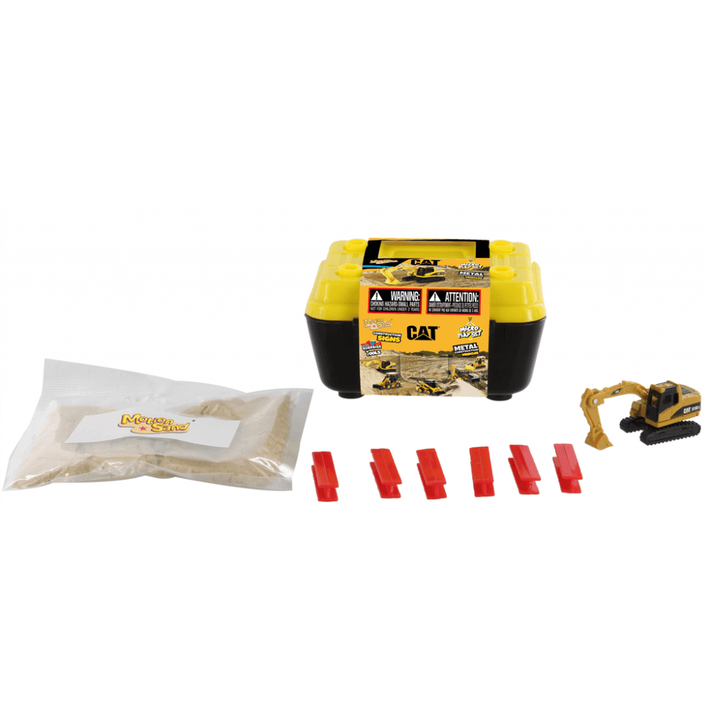 CAT Micro Metal Diecast Playbox Kit - Beanie Games