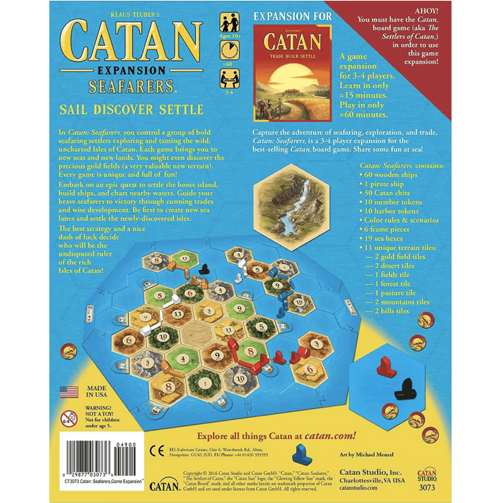 Catan: Seafarers Expansion (2015) - Beanie Games