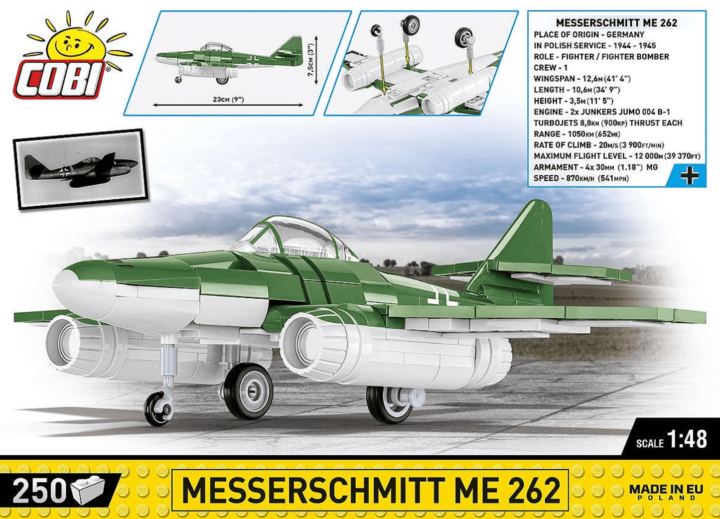 Cobi - Messerschmitt Me262 - Beanie Games