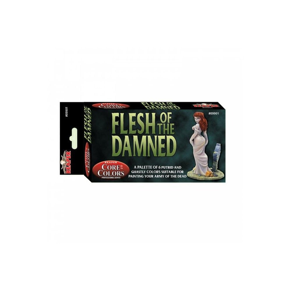 Core Colours Professional Series: Flesh Of The Damned Fast Palette Paint Set - Beanie Games