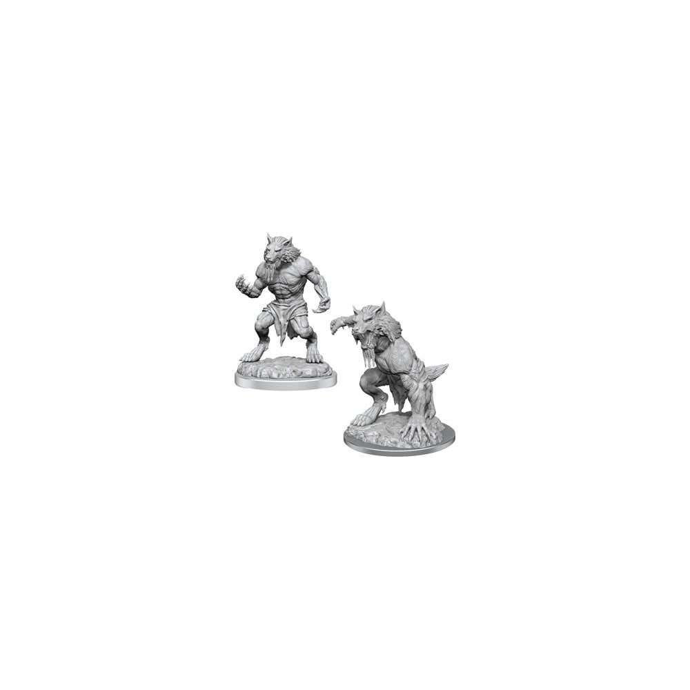 Critical Role Unpainted Miniatures Fey Werewolves - Beanie Games