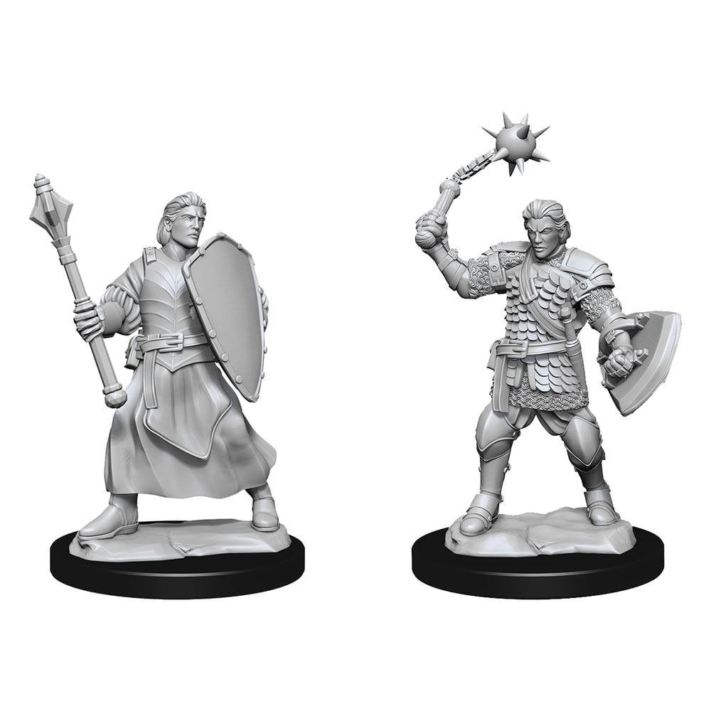 Critical Role: Unpainted Miniatures Human Clovis Concord Cleric Male - Beanie Games