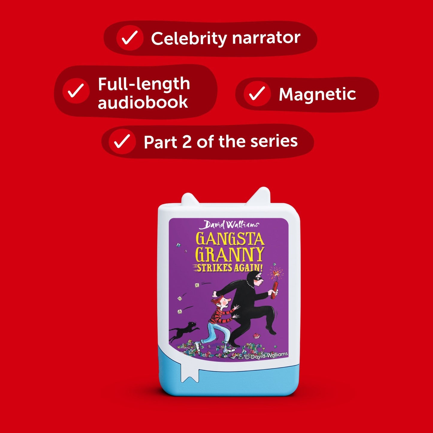 David Walliams - Gangsta Granny Strikes Again (Book Pocket Tonies) - Beanie Games