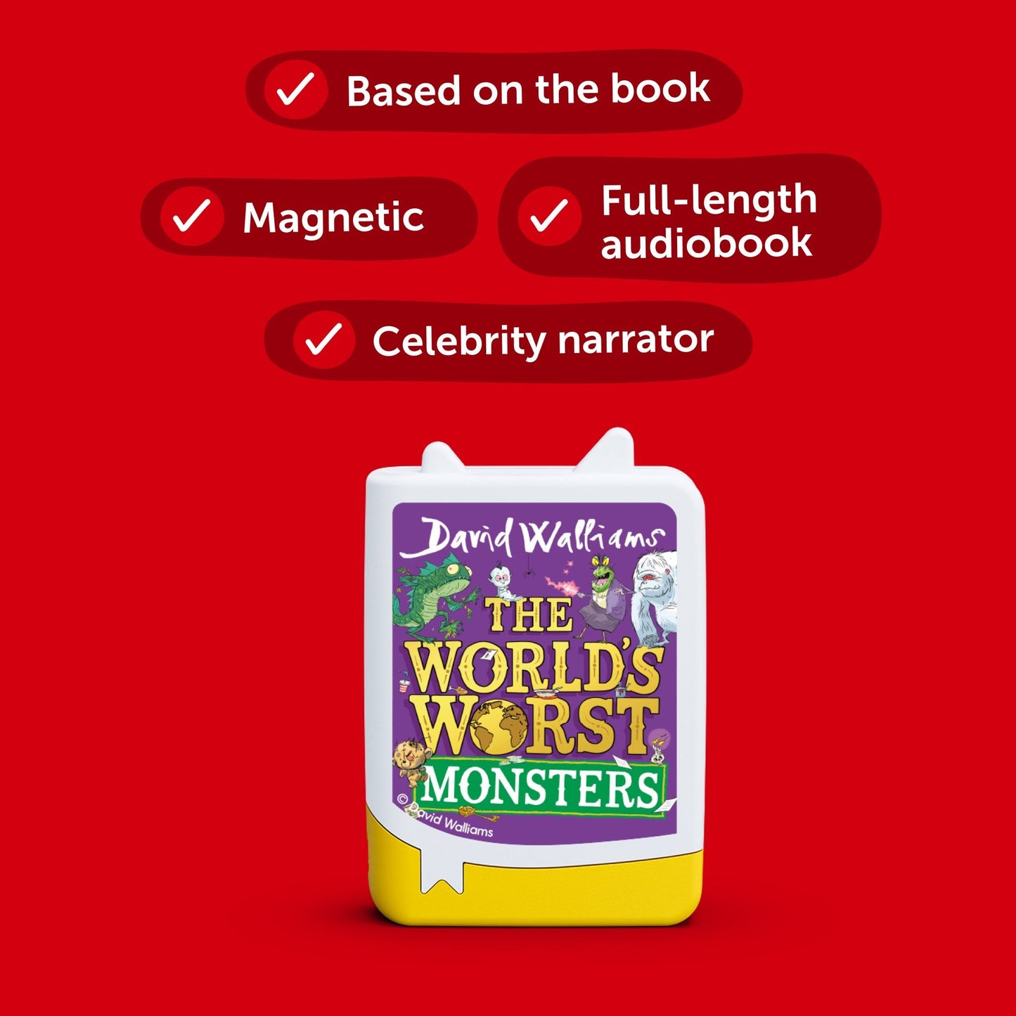 David Walliams - The World's Worst Monsters (Book Pocket Tonies) - Beanie Games