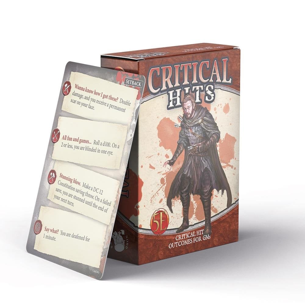 D&D Game Master's Toolbox: Critical Hit Deck For DM's (5E) - Beanie Games