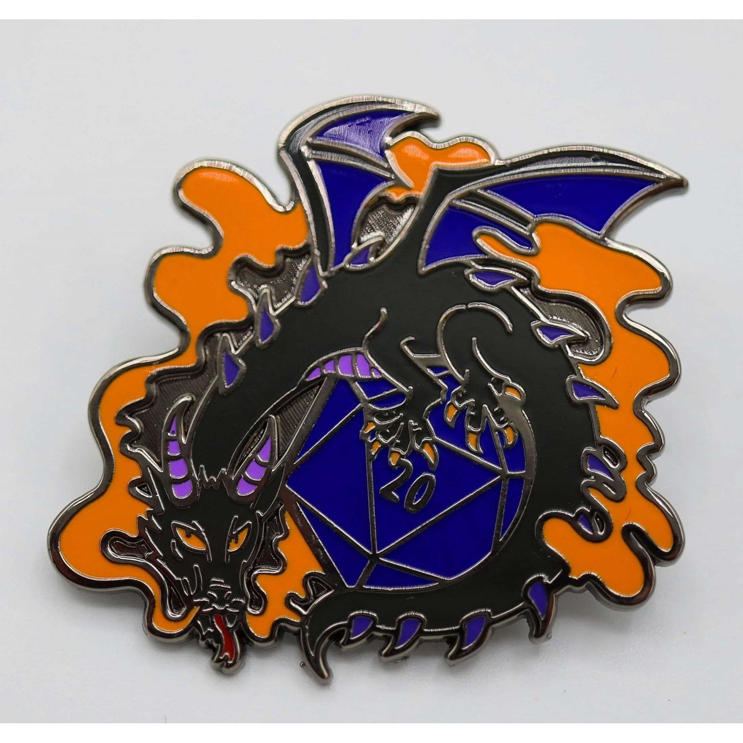 Dice Dragons Pin: Smoke - Beanie Games