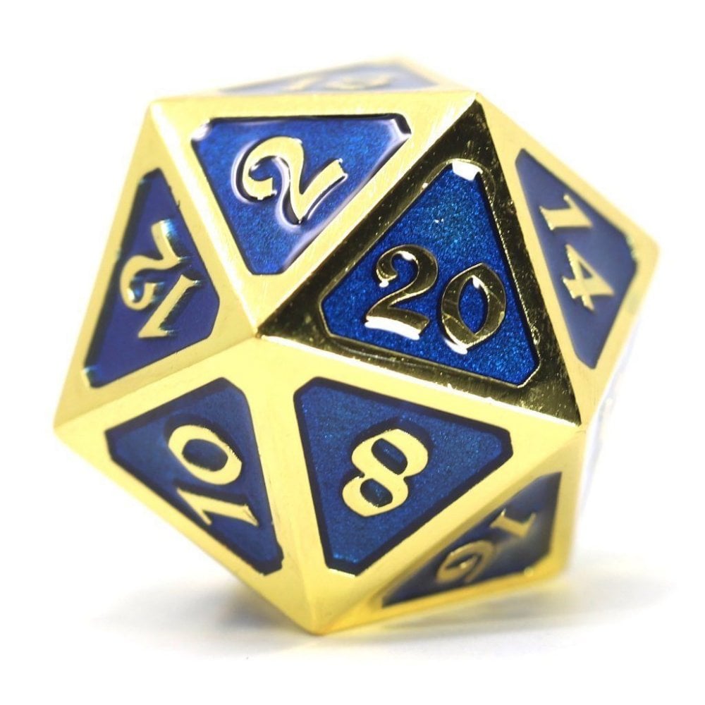 Die Hard Dice: Dire d20 - Mythica Gold Sapphire - Beanie Games