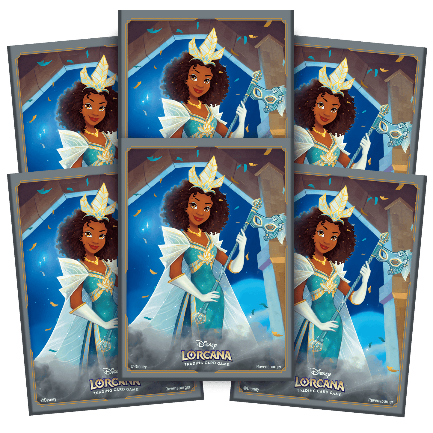 Disney Lorcana Set 5 Shimmering Skies Card Sleeves Tiana - Beanie Games