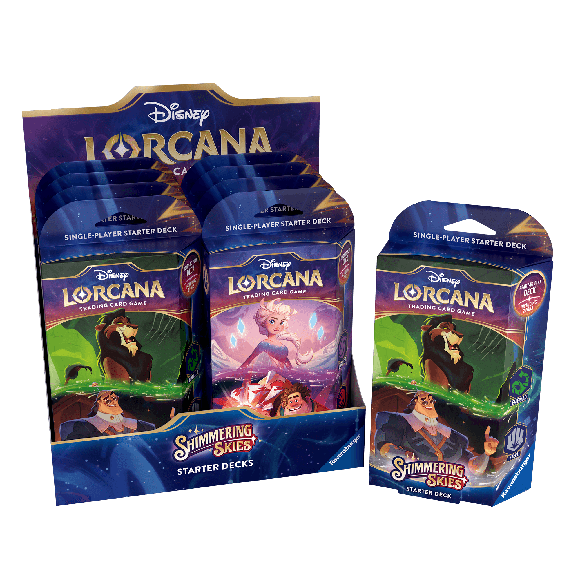 Ravensburger - Disney Lorcana Set 5 Shimmering Skies Starter Deck