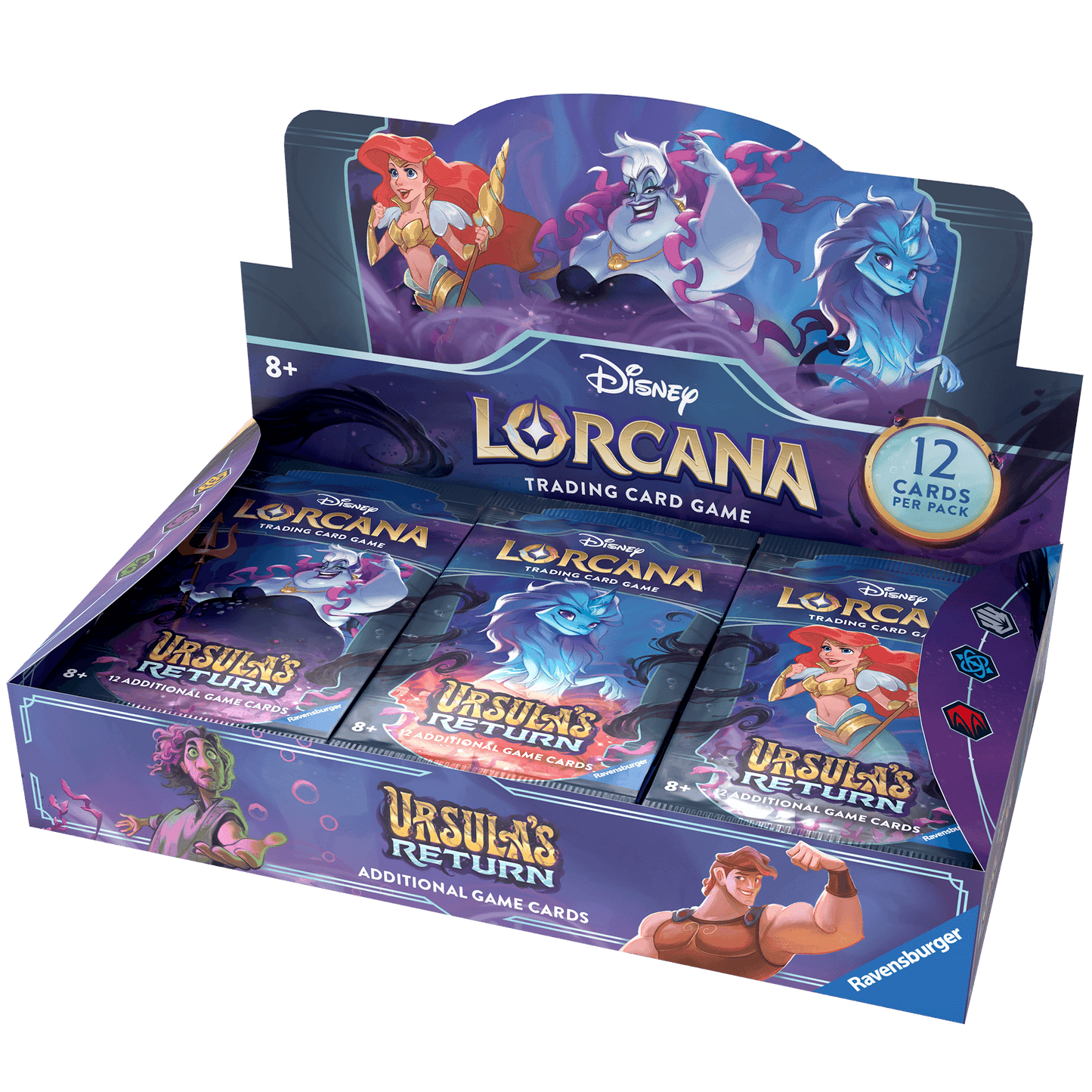 Disney Lorcana: Ursula's Return Booster Box (24 Packs) - Beanie Games