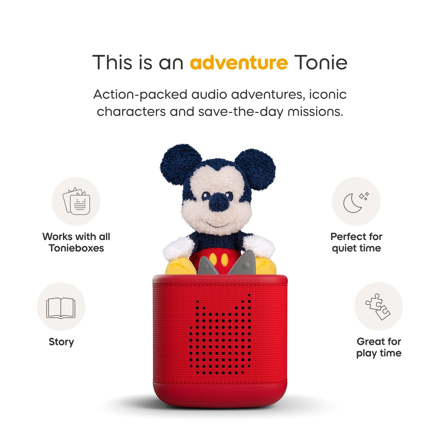 Disney Mickey Mouse Cuddle Tonie - Beanie Games