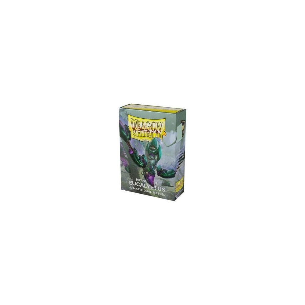 Dragon Shield - Dual Matte Japanese Size Sleeves (60) - Eucalyptus - Beanie Games