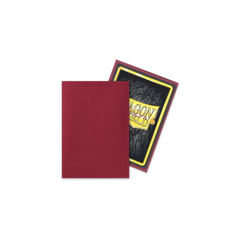 Dragon Shield - Dual Matte Japanese Size Sleeves - Blood Red (60) - Beanie Games