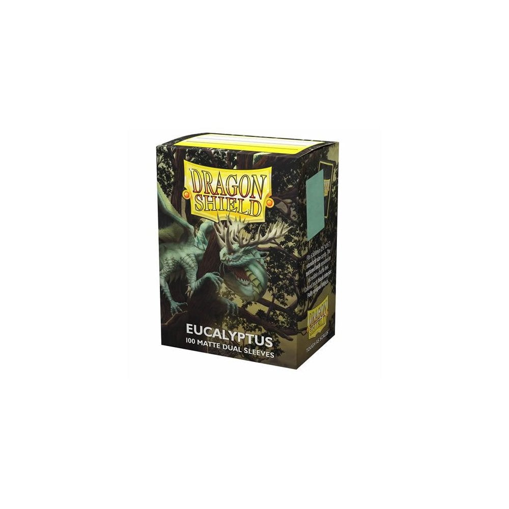 Dragon Shield - Dual Matte Standard Size Sleeves (100) - Eucalyptus - Beanie Games
