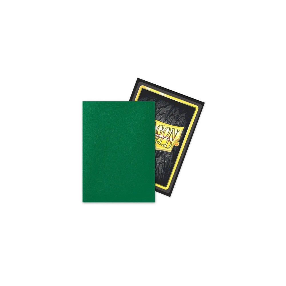 Dragon Shield - Dual Matte Standard Size Sleeves 100pk - Might Green - Beanie Games