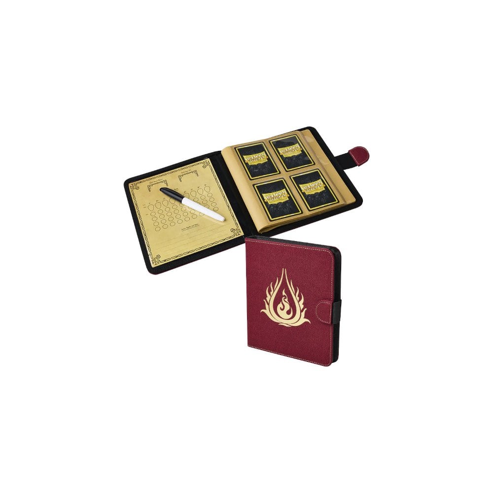 Dragon Shield - Roleplay Spell Codex - Blood Red - Beanie Games