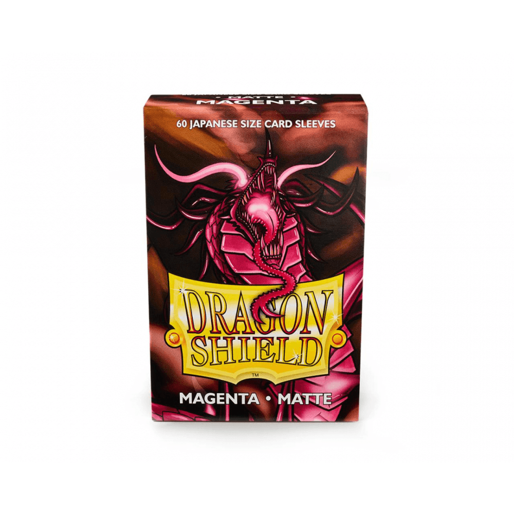 Dragon Shield Small Matte Magenta Sleeves (60) - Beanie Games