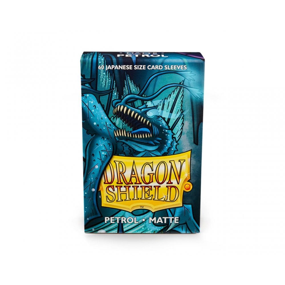 Dragon Shield Small Matte Petrol Sleeves (60) - Beanie Games