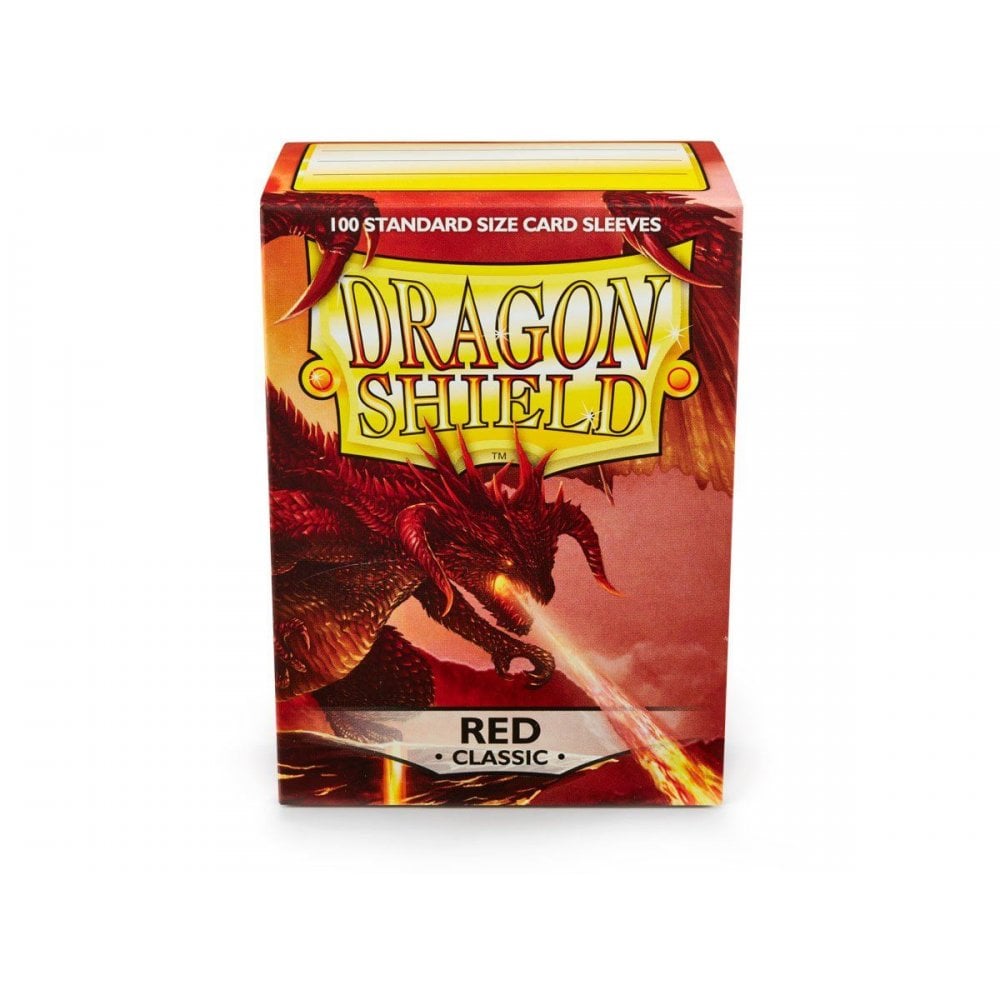 Dragon Shield Standard Classic Red Sleeves (100) - Beanie Games
