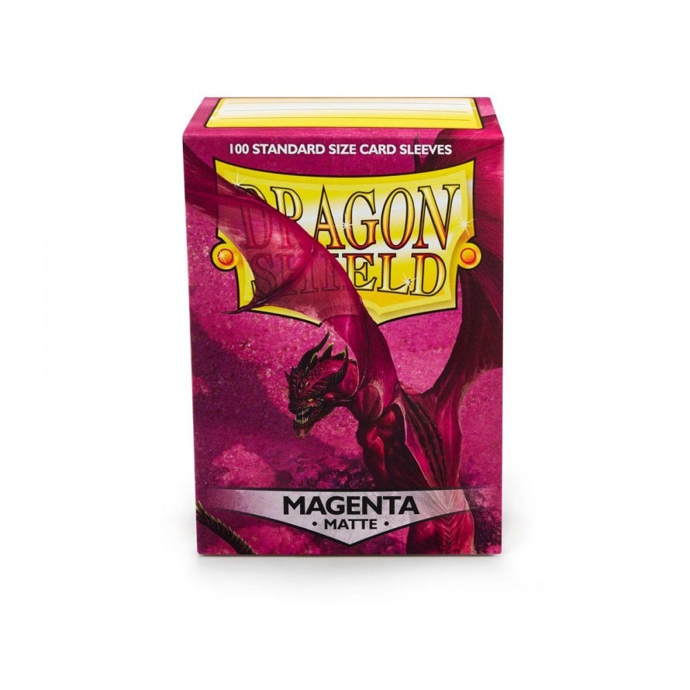 Dragon Shield Standard Matte Magenta Sleeves (100) - Beanie Games