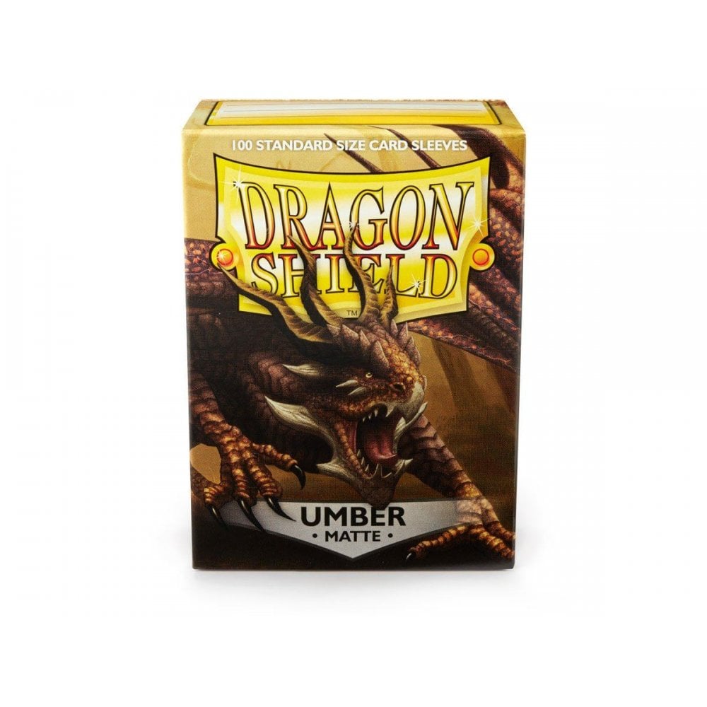 Dragon Shield Standard Matte Umber Sleeves (100) - Beanie Games