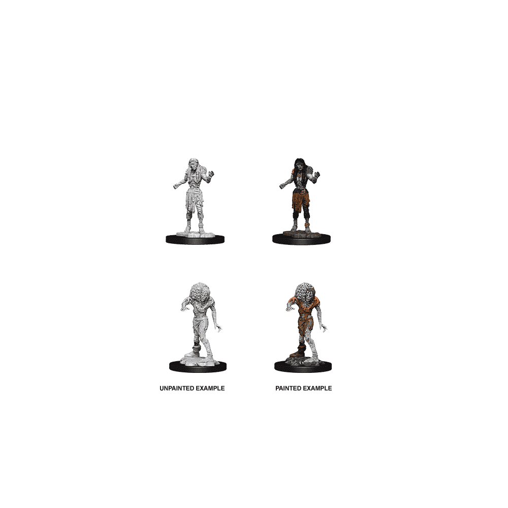 Drowned Assassin & Drowned Ascetic: D&D Nolzur's Marvelous Unpainted Miniatures (W14) - Beanie Games