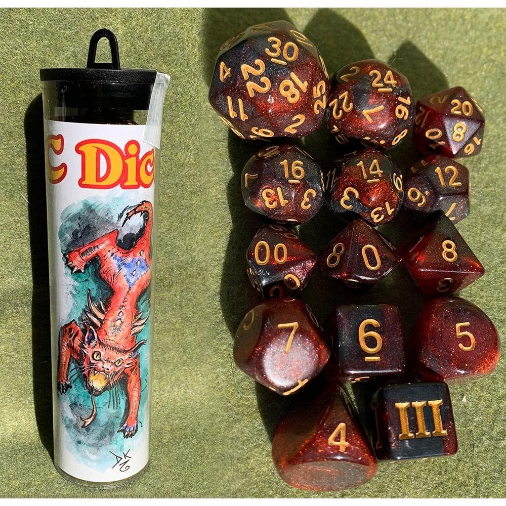Dungeon Crawl Classics RPG: Hellcat Dice - Beanie Games