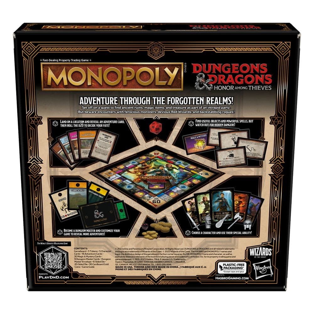 Dungeons and Dragons: Honour Among Thieves Monopoly - Beanie Games
