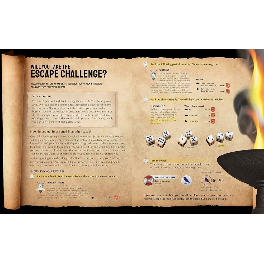 Escape The Medieval Castle Escape Book - Beanie Games