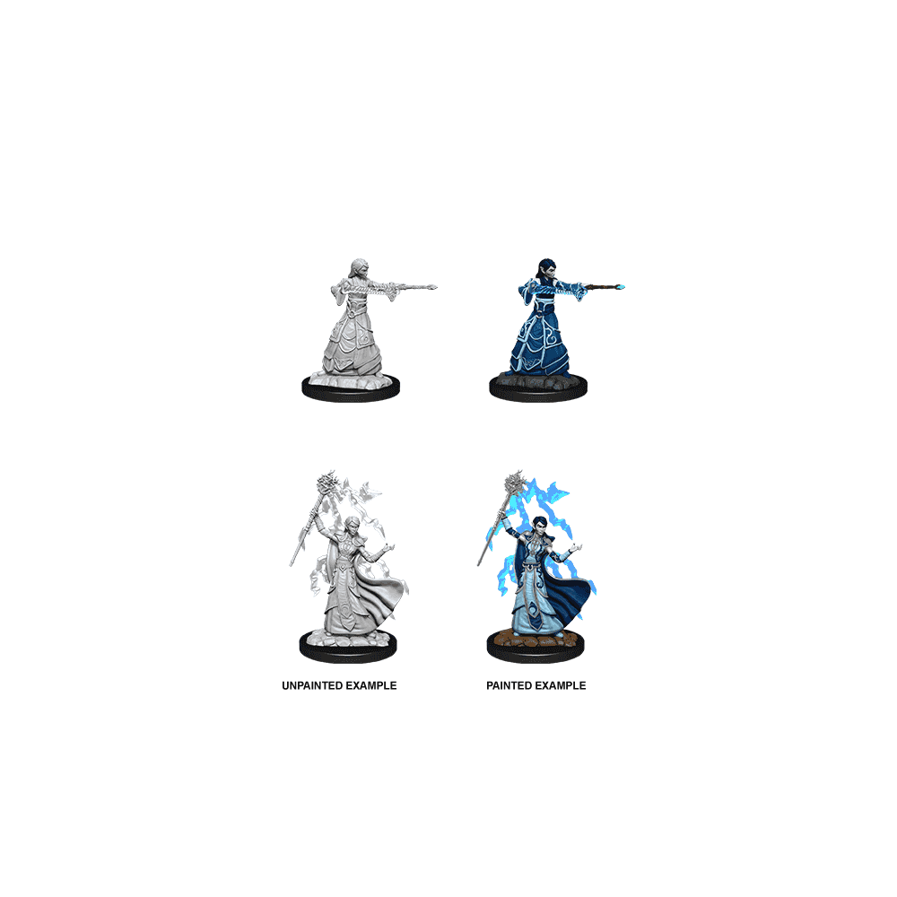 Female Elf Wizard: D&D Nolzur's Marvelous Unpainted Miniatures (W12) - Beanie Games