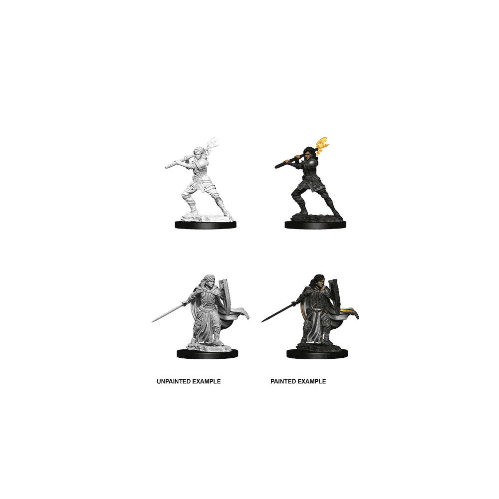 Female Human Paladin: D&D Nolzur's Marvelous Unpainted Miniatures (W10) - Beanie Games