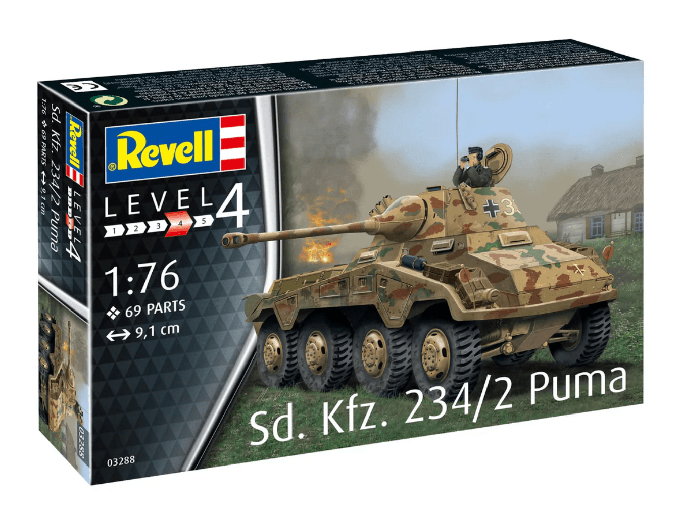First Diorama Set - Sd.Kfz. 234/2 Puma (1:76) - Beanie Games