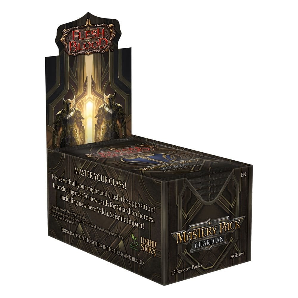 Flesh and Blood TCG Mastery Pack Guardian Booster Box (12 Boosters) - Beanie Games